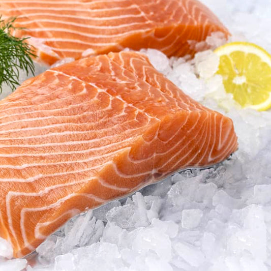 Frozen Salmon Pieces - Skin On/Skin Off