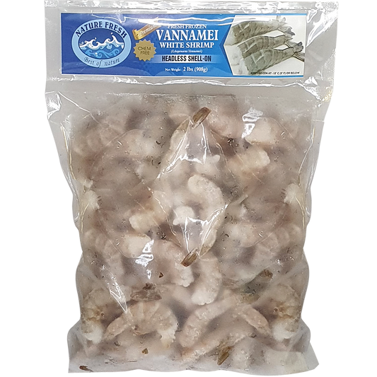 Fresh Frozen Vannamei White Shrimp Headless Shell-On